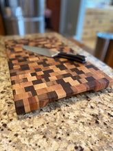 Load image into Gallery viewer, Chaotic Pattern End-Grain Cutting Board - 20&#39;&#39;L x 12&#39;&#39;W