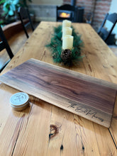 Load image into Gallery viewer, Live Edge Slab Walnut Serving Board