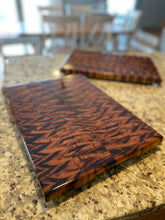 Load image into Gallery viewer, Tigerwood End-grain Cutting Board - 17&#39;&#39;L x 12&#39;&#39;W