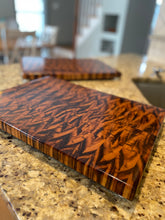Load image into Gallery viewer, Tigerwood End-grain Cutting Board - 17&#39;&#39;L x 12&#39;&#39;W