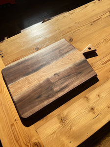 Large Walnut and Cherry Serving Board