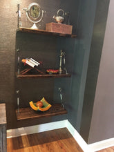 Load image into Gallery viewer, Reclaimed Wood Turnbuckle Wall Shelf